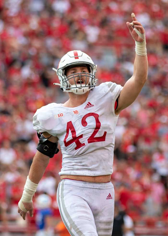 Nick Henrich 2021 Buffalo at Nebraska football